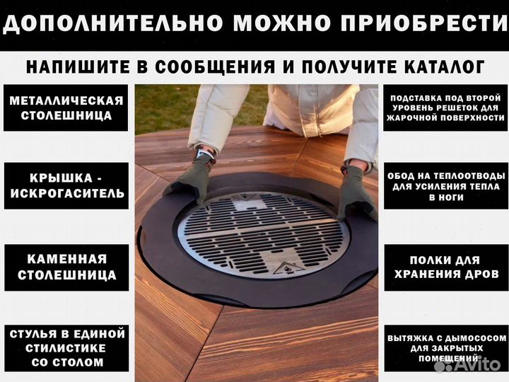 Модульные барбекю гриль столы для ресторана