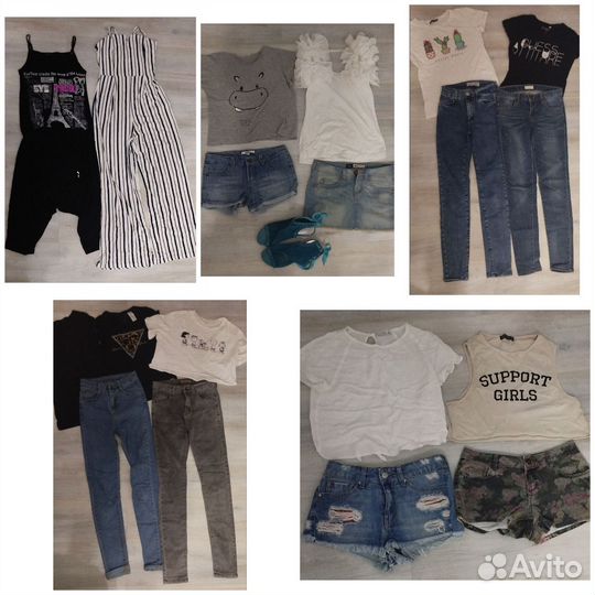 Вещи пакетом для девочки на 9-12 лет