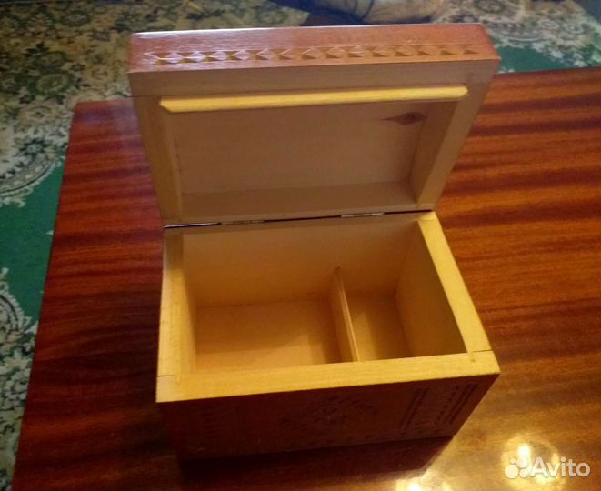 Шкатулка деревянная, СССР, новая