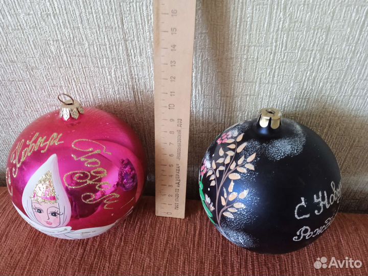 Новогодние шары ручной работы