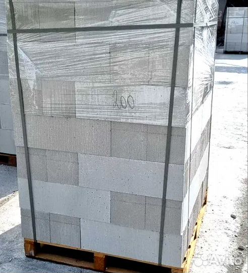 Газоблок 100х200х600