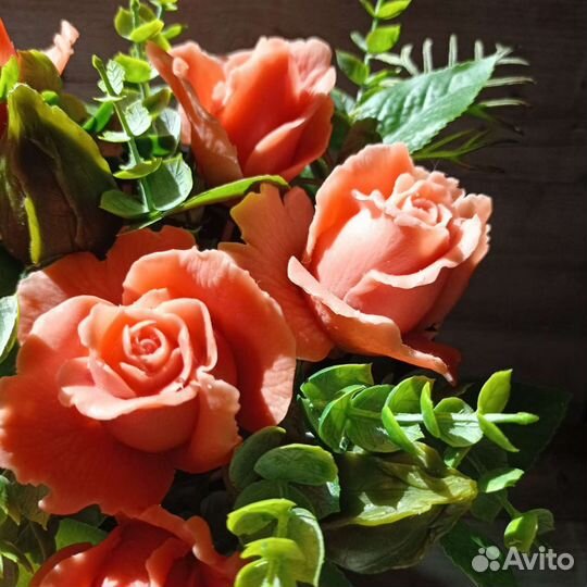 Букет из мыльных цветов