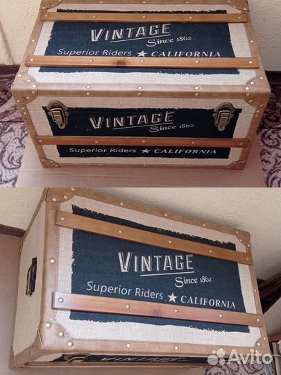 Сундук деревянный Интерьерный