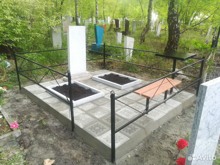 Благоустройство могил, захоронений, памятники