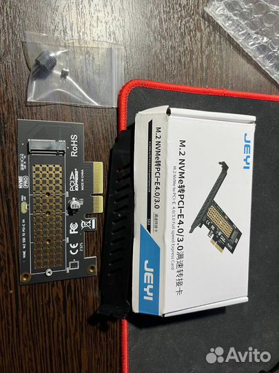 Адаптер M.2 nvme к PCIe 4,0 3,0 SSD, 64 Гбит/с PCI
