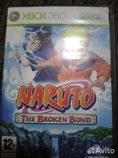 Диск xbox360. Naruto the broken bond