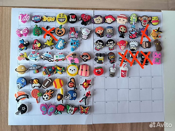 Джибитсы для Crocs / Кроксов