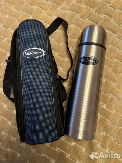 Термос biostal 0,5 л с сумкой