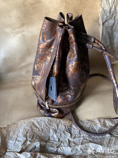 Рюкзак женский кожаный. Ручная работа