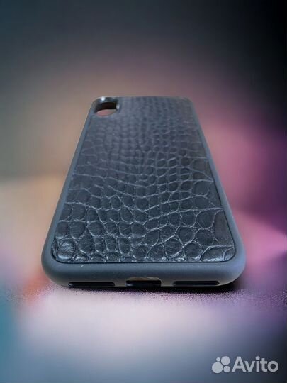 Чехол на iPhone X/XS натуральная кожа