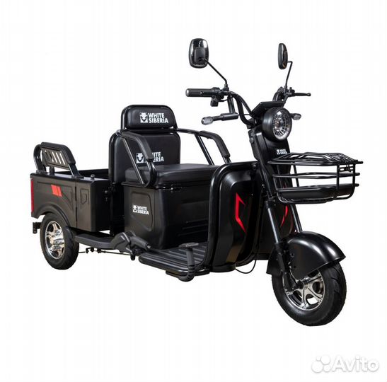Электроскутер white siberia sibtrike MAX 2000W