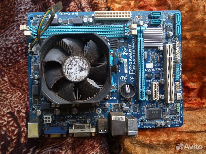Процессор Amd a4 3400. Неисправная Материнская