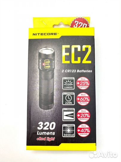 Фонарь EC2 Nitecore