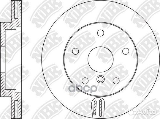 Диск тормозной BMW X5(E70) /X6(E71) 08- перед.ве