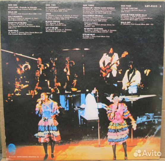 2LP.The Pointer Sisters-Live AT The Opera House