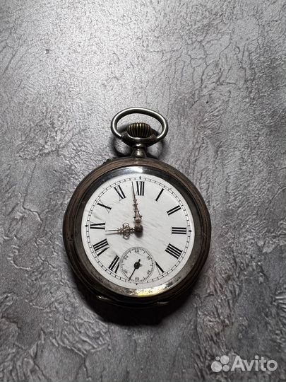 Часы карманные Glashutte 800 серебро