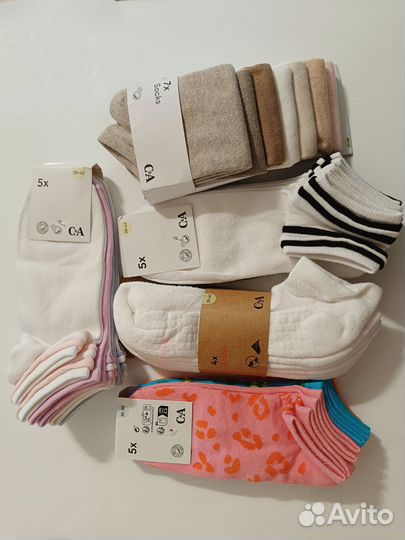 Носки женские укороченные c&a 35-38 39-42