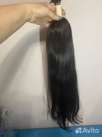 Волосы для наращивания черные
