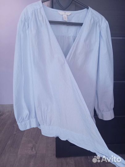 Летняя рубашка с запахом