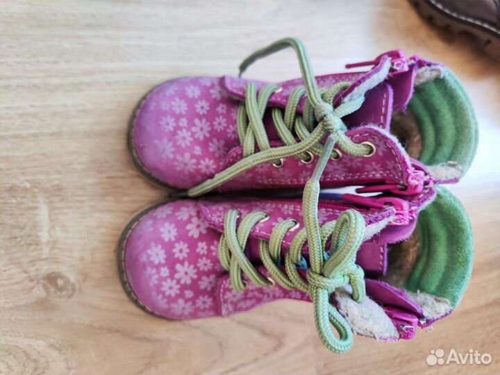 Ботинки демисезонные для девочки 21