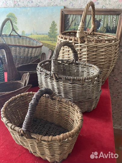 Корзина плетеная