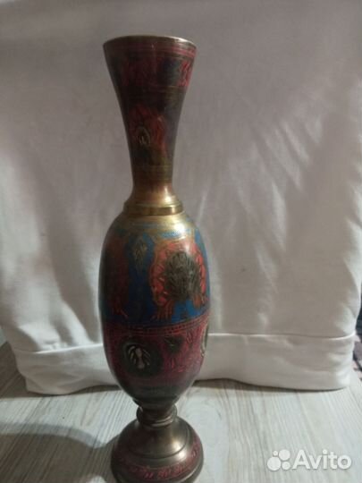 Ваза индия латунь