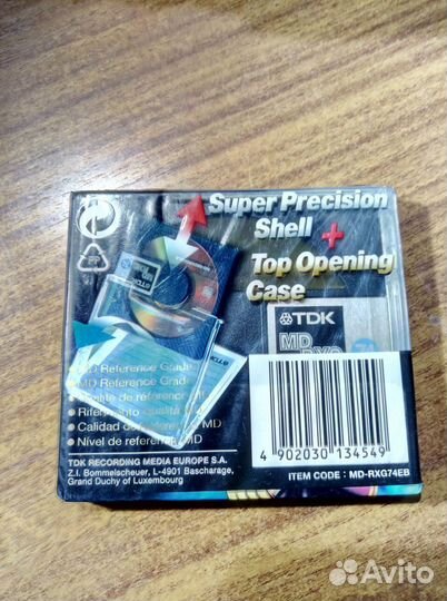 Минидиск TDK MD-RXG74EB
