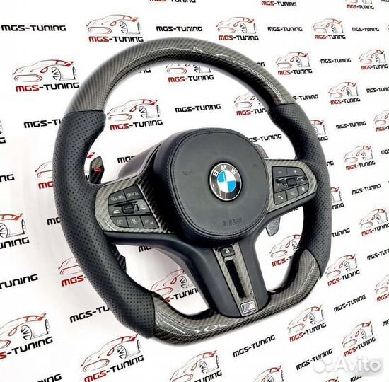 Руль + подушка BMW X4 G02 стиль M карбон X4M