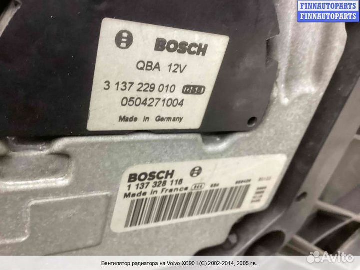 Вентилятор радиатора Volvo XC90, 2005 2.4 Дизель