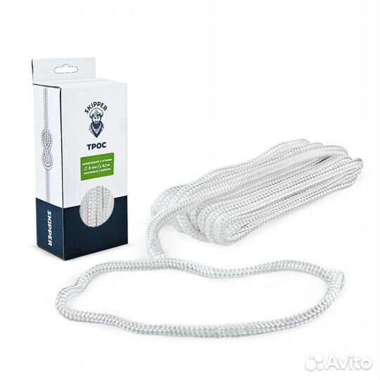 Трос швартовый с огоном Skipper плетеный, 16мм