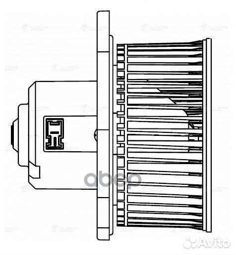 Вентилятор отоп. nissan Patrol (Y61) 97 - LFh