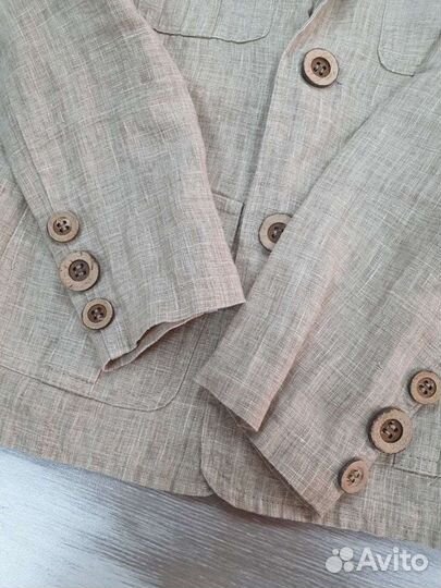 Пиджак детский льняной