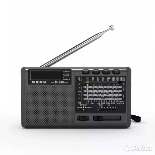 Радиоприемник Xhdata D-368 Fm/Am/Bluetooth/USB/Mp3