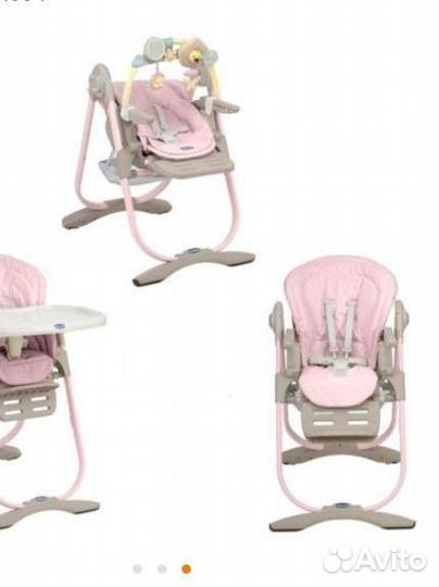 Стульчик для кормления chicco polly magic