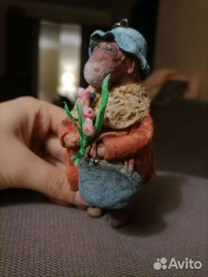 Игрушки ватные коллекционные