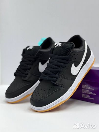 Кроссовки Nike dunk чёрные 4