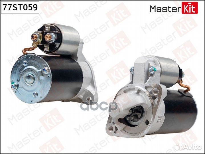 77ST059 стартер 0.9kW Hyundai Getz/Elantra/Acc
