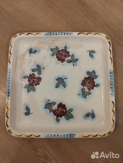 Поднос керамический зик