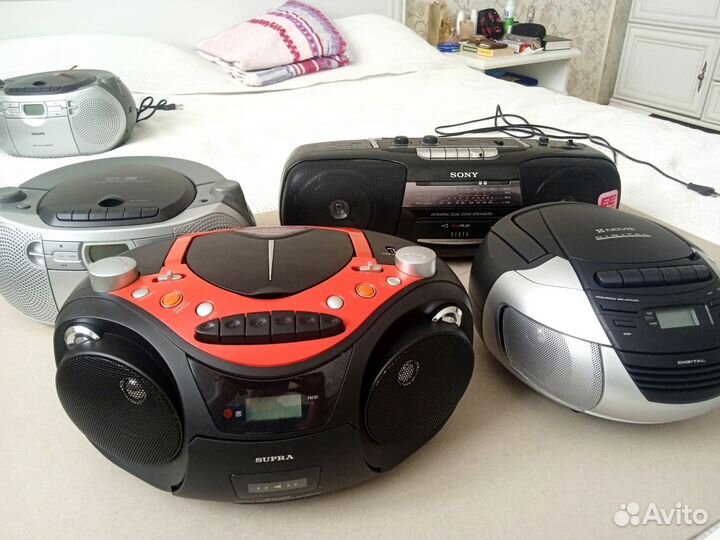 Магнитолы Supra, Sony, Philips, Novis