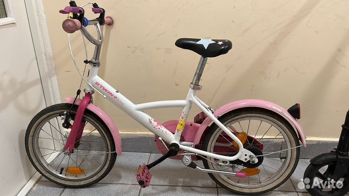 Детский велосипед btwin 16