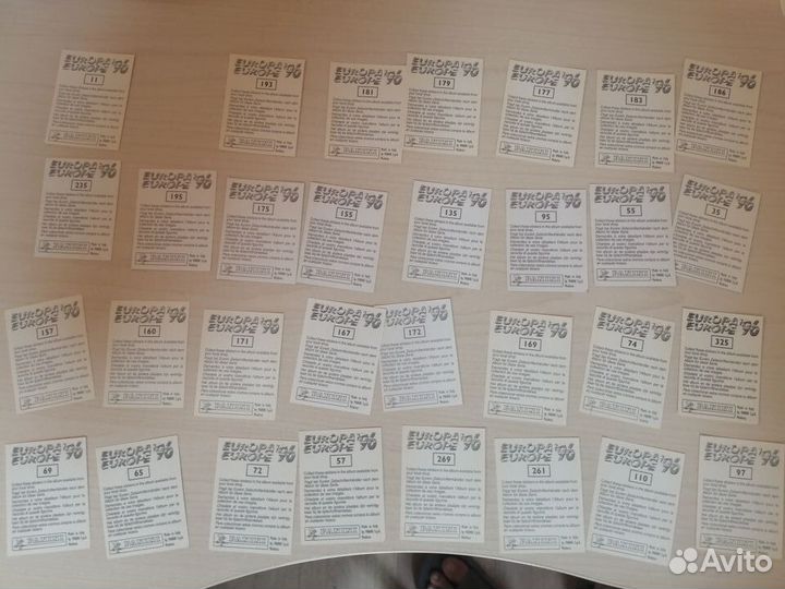 Наклейки Альбом Евро 96