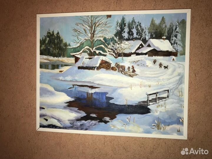 Картина маслом на холсте 50/70