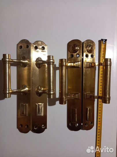 Дверные ручки 19 векъ. Латунь