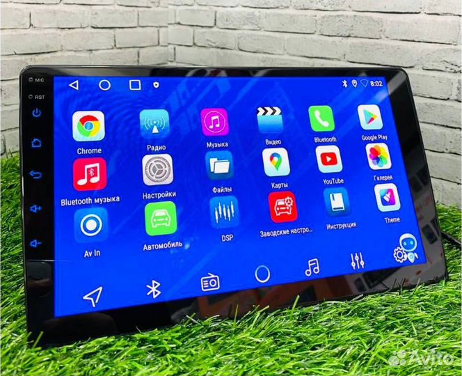 Магнитола 2 din android 9 дюймов 4/64 Bos Mini A2