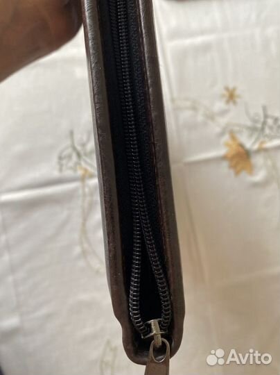 Кожаная папка для документов