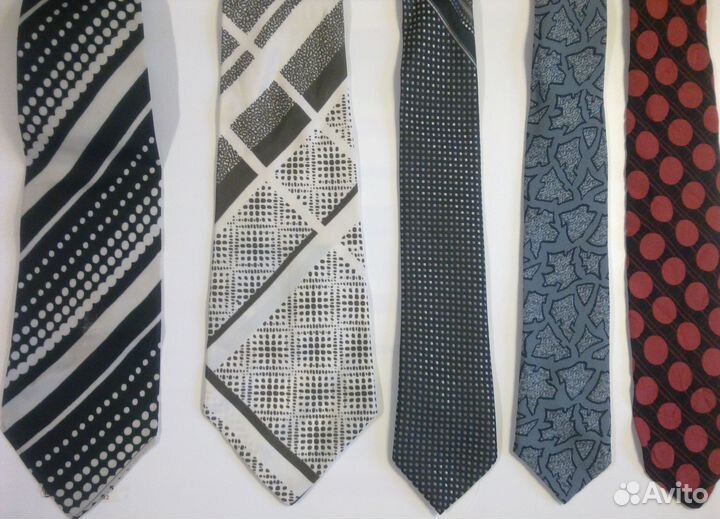 Галстуки, винтаж, СССР, 1950-60-е гг