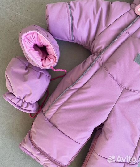Зимний комбинезон-трансформер рост 80