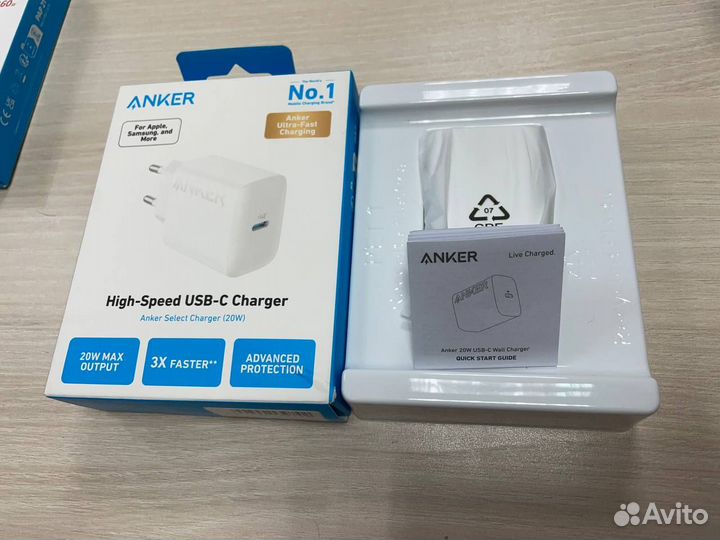 Зарядное устройство Anker 312 USB-Type С 20 Вт