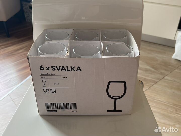 Бокалы IKEA Svalka