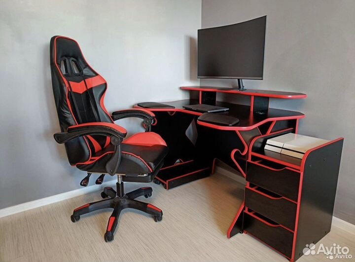 Компьютерный геймерский игровой стол Gamer X